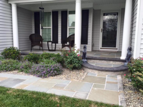 Finished custom paver patio